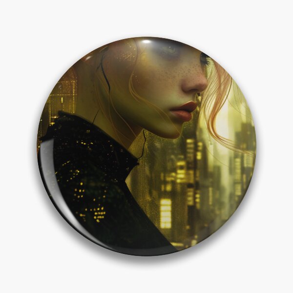 Item preview, Neon Dreams: The Cyberpunk Muse designed and sold by oanaunciuleanu.