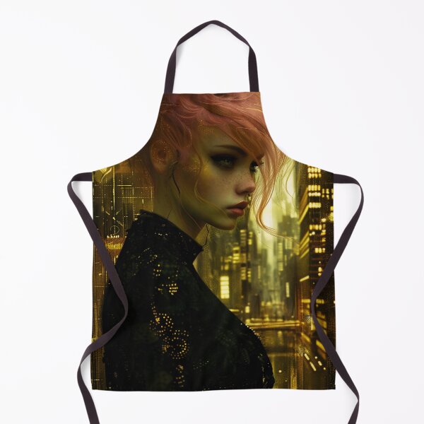 Item preview, Neon Dreams: The Cyberpunk Muse designed and sold by oanaunciuleanu.