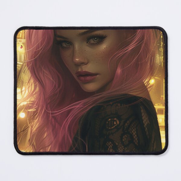 Item preview, Neon Dreams: The Cyberpunk Muse designed and sold by oanaunciuleanu.