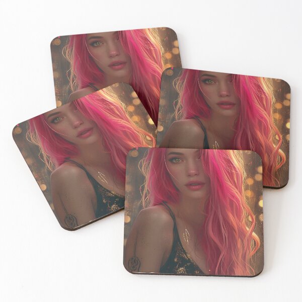 Item preview, Neon Dreams: The Cyberpunk Muse designed and sold by oanaunciuleanu.