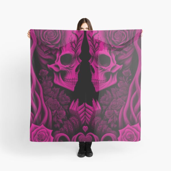 Item preview, Goth Alien Skull Lovers and Roses designed and sold by TheDarkWardrobe.