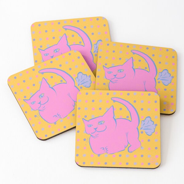 Item preview, Farting Cat, The Lean designed and sold by Anne Pennypacker.