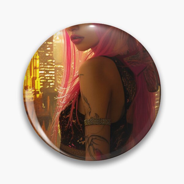 Item preview, Neon Dreams: The Cyberpunk Muse designed and sold by oanaunciuleanu.