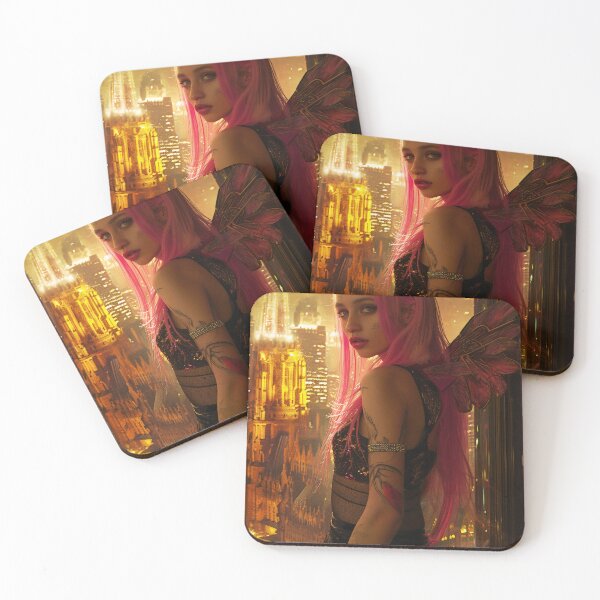 Item preview, Neon Dreams: The Cyberpunk Muse designed and sold by oanaunciuleanu.