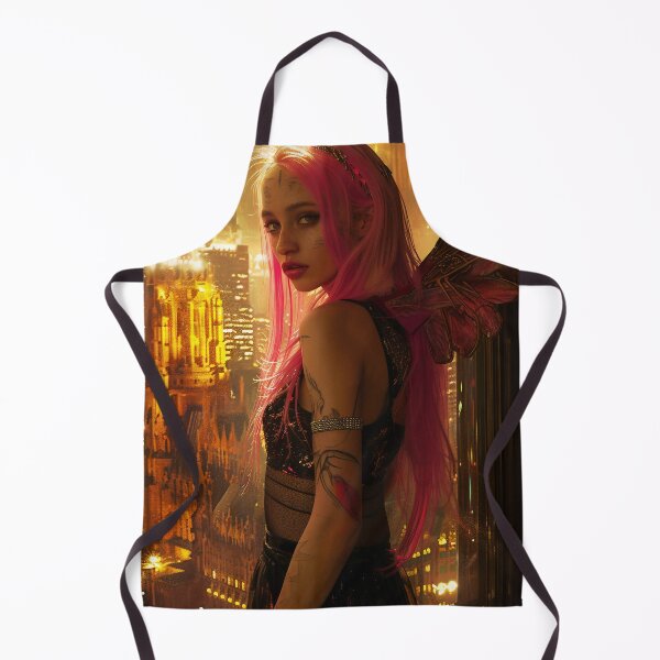 Item preview, Neon Dreams: The Cyberpunk Muse designed and sold by oanaunciuleanu.
