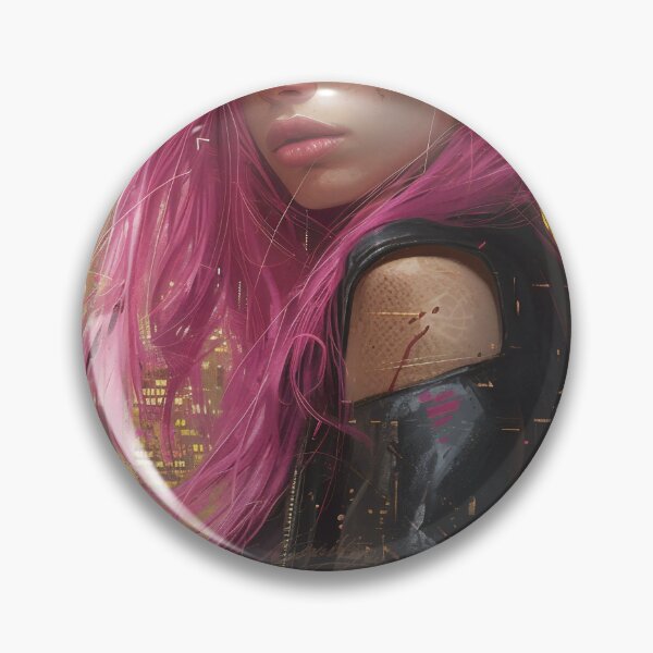 Item preview, Neon Dreams: The Cyberpunk Muse designed and sold by oanaunciuleanu.