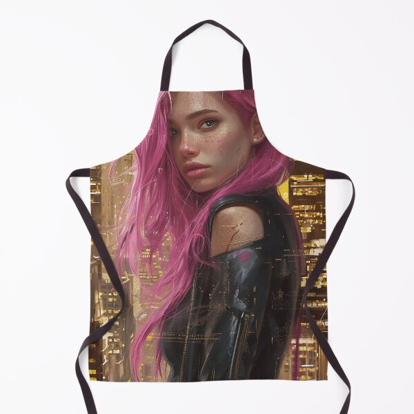 Item preview, Neon Dreams: The Cyberpunk Muse designed and sold by oanaunciuleanu.