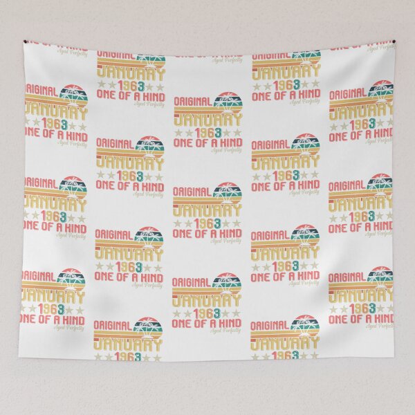 Item preview, Original January 1963 One Of A Kind Birthday January Vintage designed and sold by roboartpixel.