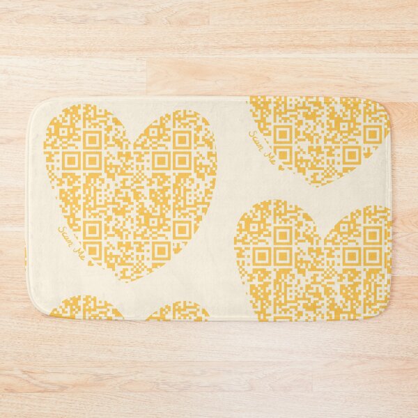 Item preview, Yellow Rick Astley Rickroll QR Code Heart Art designed and sold by Victoria Lehnard.