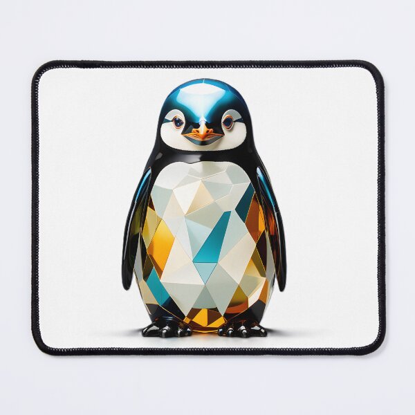 Item preview, geometric polygon penguin  designed and sold by Cardsurveyors.