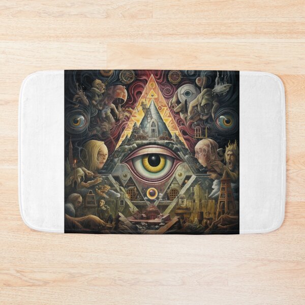 Item preview, Arte de la pirámide Illuminati designed and sold by JustOkayDesigns.