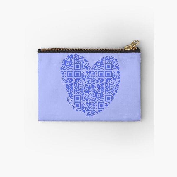 Item preview, Purple Rick Astley Rickroll QR Code Heart Art designed and sold by Victoria Lehnard.