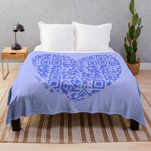 Item preview, Purple Rick Astley Rickroll QR Code Heart Art designed and sold by Victoria Lehnard.