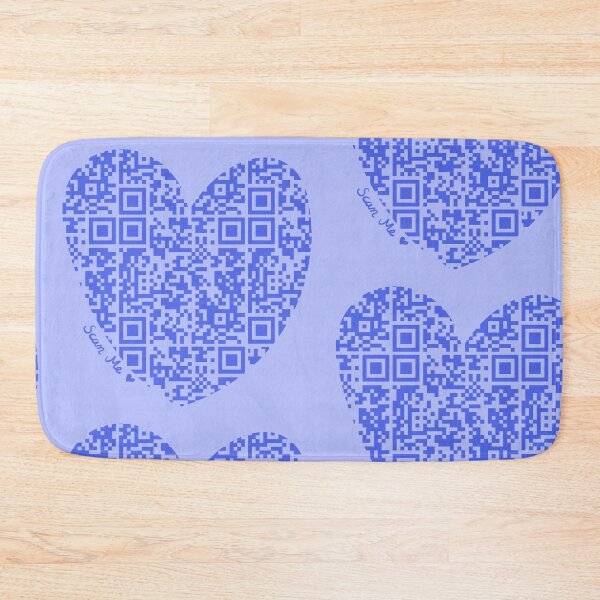 Item preview, Purple Rick Astley Rickroll QR Code Heart Art designed and sold by Victoria Lehnard.