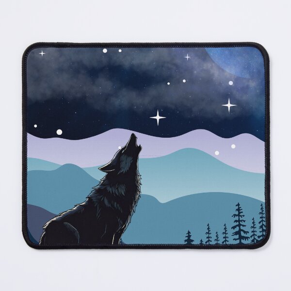 Item preview, Howling Wolf Nightsky designed and sold by ImmensoLupus.