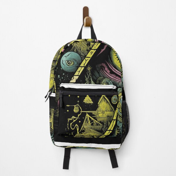 Item preview, Illuminati style pyramid with all seeing eye sticker designed and sold by JustOkayDesigns.