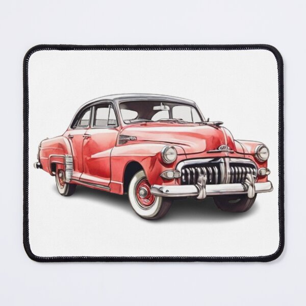 Item preview, “Bursts of Color: An Illustration of a Vintage Car” designed and sold by CHRIST5000.