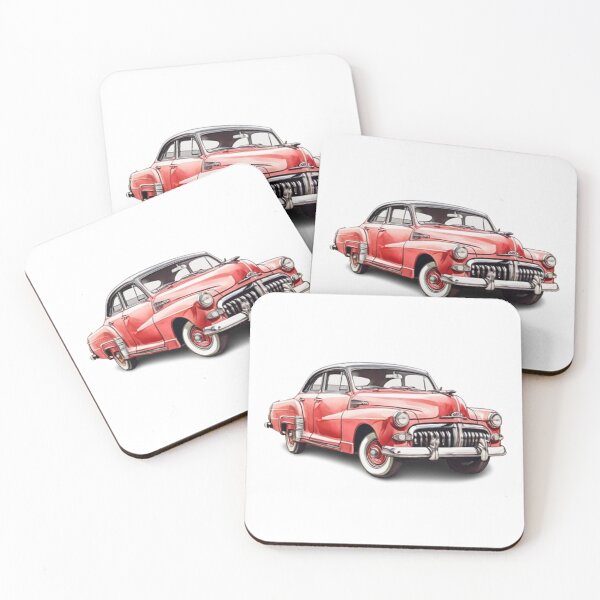 Item preview, “Bursts of Color: An Illustration of a Vintage Car” designed and sold by CHRIST5000.