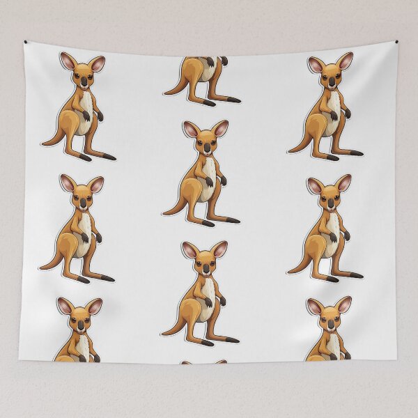 Item preview, Pouch of Perfection: Discover Our Adorable Kangaroo Designs! designed and sold by digizonebydas.