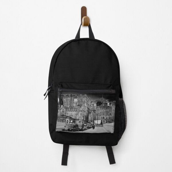 Item preview, Edinburgh Old Town Cityscape BW designed and sold by Alisonchambers2.