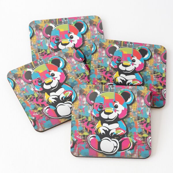 Item preview, AI-ndy Warhol Teddy Bear Pop-art designed and sold by Freshestgoods.