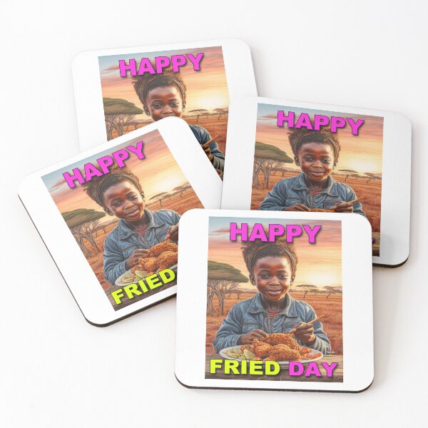 Item preview, Happy Fried Day; designed and sold by Mona-Leilah.