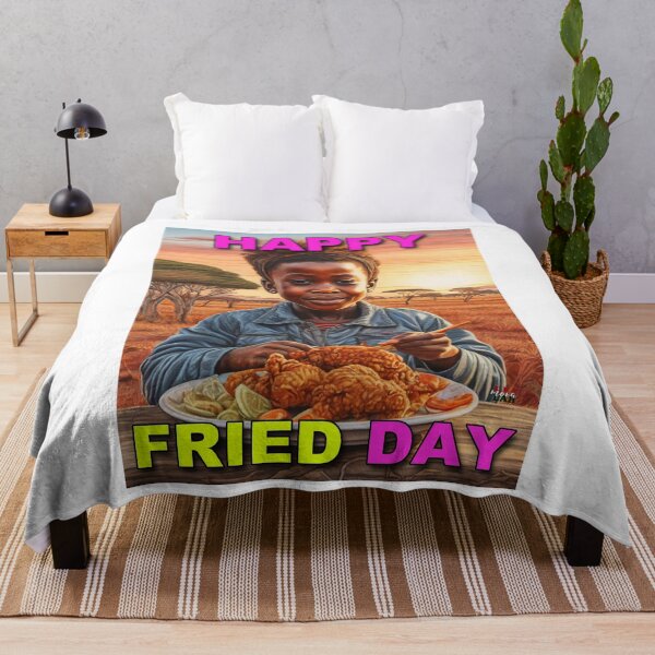 Item preview, Happy Fried Day; designed and sold by Mona-Leilah.