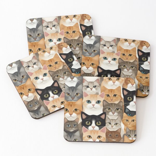 Item preview, Clowder , cats designed and sold by KiraChie.