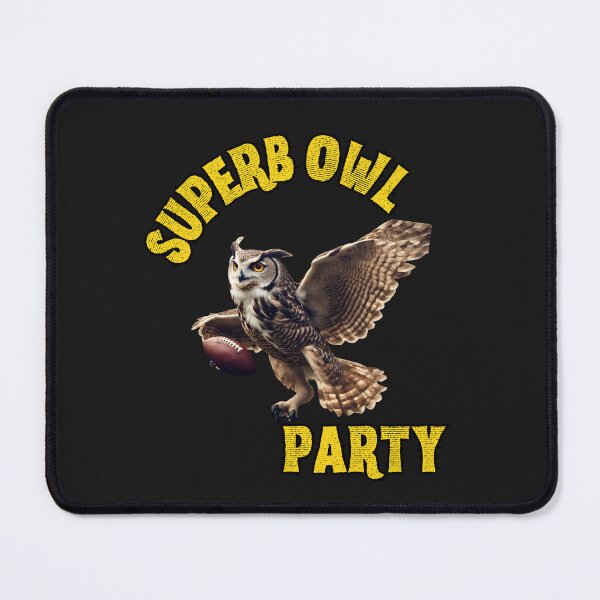 Item preview, Superb Owl Party T-Shirt and Sticker designed and sold by DiverseDazzle.