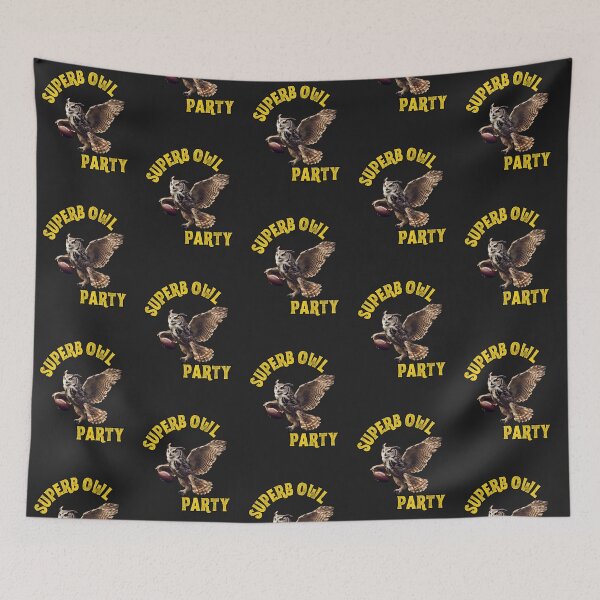 Item preview, Superb Owl Party T-Shirt and Sticker designed and sold by DiverseDazzle.