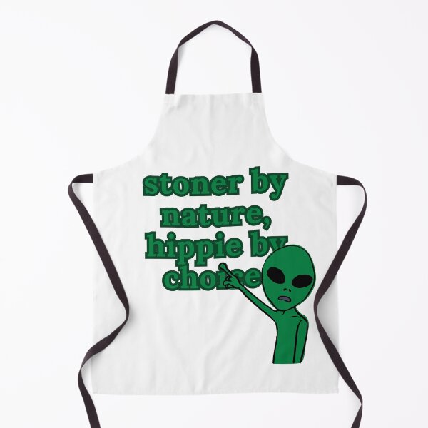 Item preview, Stoner By Nature, Hippie By Choice Alien Tee designed and sold by StonerAlienShop.