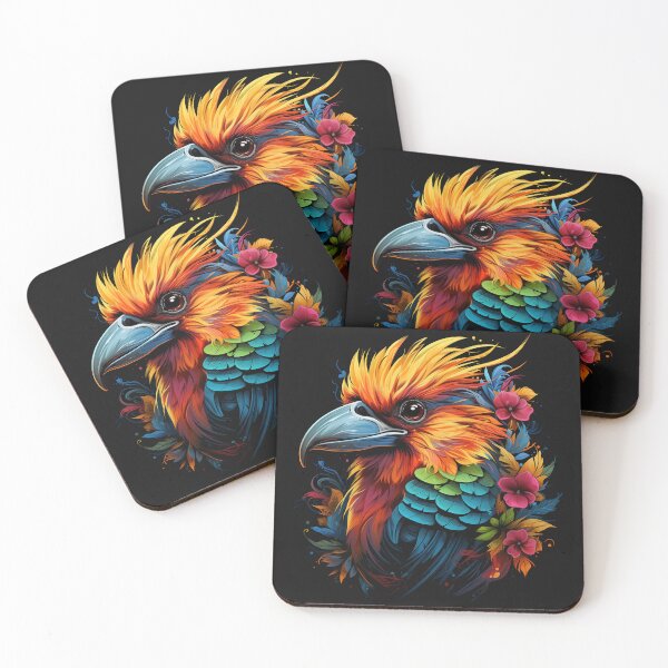 Item preview, colorful bird t-shirt design  designed and sold by imaginativeafro.