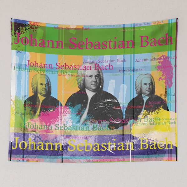 Item preview, Johann Sebastian Bach portrait, German composer designed and sold by Mauswohn.