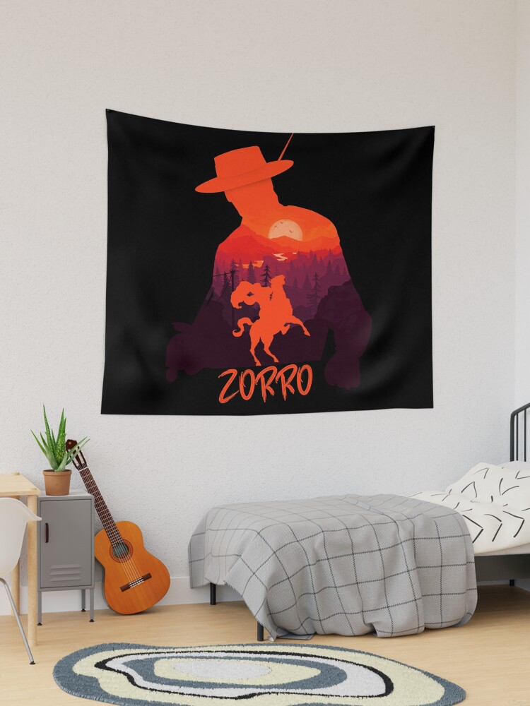 Thumbnail 1 of 3, Tapestry, Zorro designed and sold by Imagification.