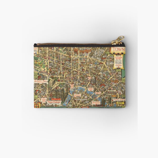 Item preview, Old Pictorial Map of London Birdseye View London 1938 Vintage designed and sold by cutesy.