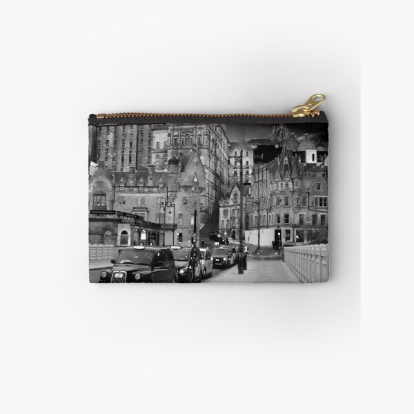 Item preview, Edinburgh Old Town Cityscape BW designed and sold by Alisonchambers2.