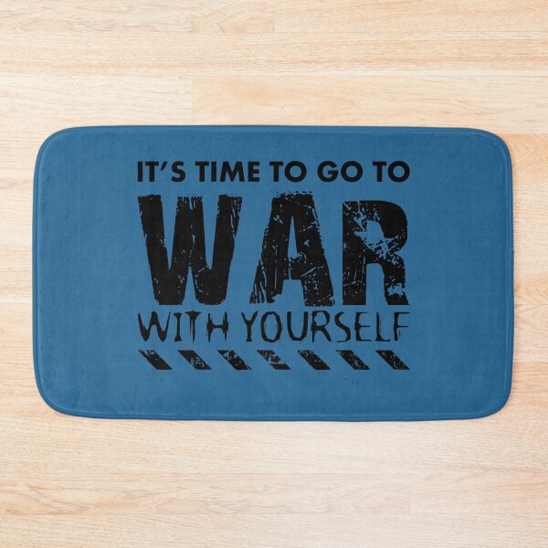 Item preview, IT'S TIME TO GO TO WAR WITH YOURSELF - Warrior quotes to inspire the spirit of victory designed and sold by VugArtShop.