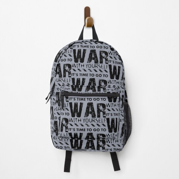 Item preview, IT'S TIME TO GO TO WAR WITH YOURSELF - Warrior quotes to inspire the spirit of victory designed and sold by VugArtShop.
