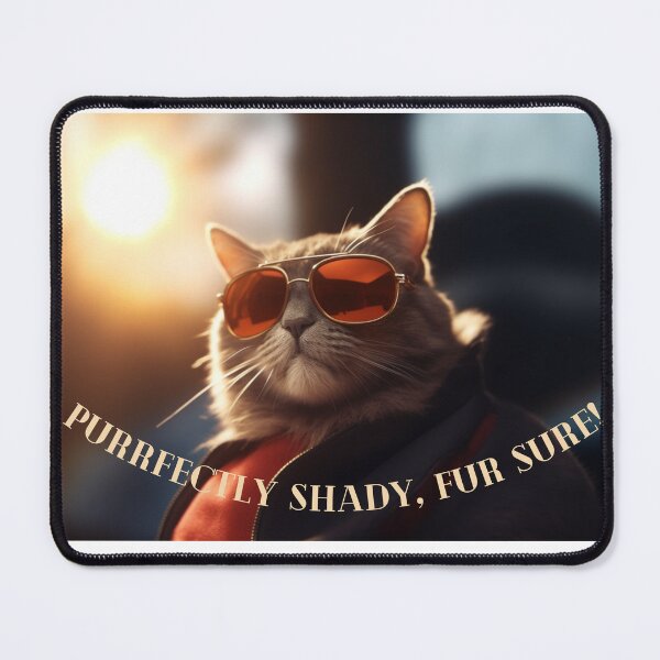 Item preview, Laugh a Minute: Enchanting Cat with Sunglasses Wall Art - Timeless Charm in Every Glance! designed and sold by Shlomo Bracha.