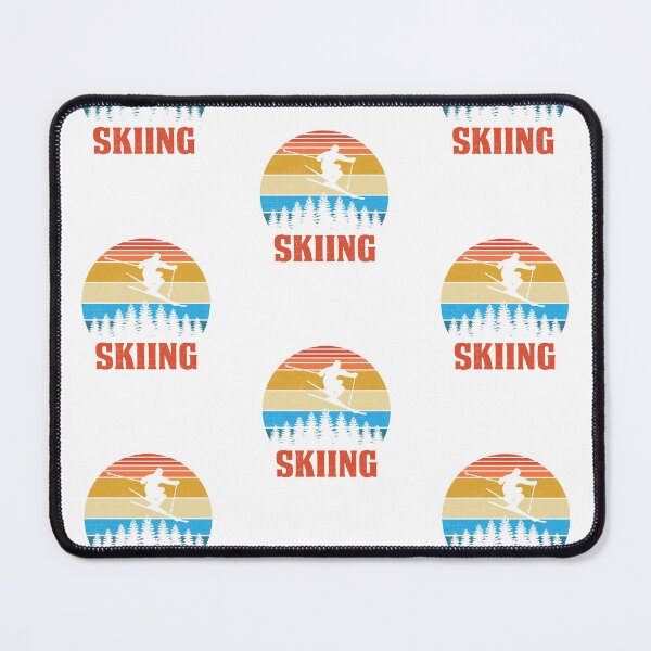 Item preview, Mountains Ski Goggles Rather Be Skiing Skier Retro Vintage designed and sold by roboartpixel.