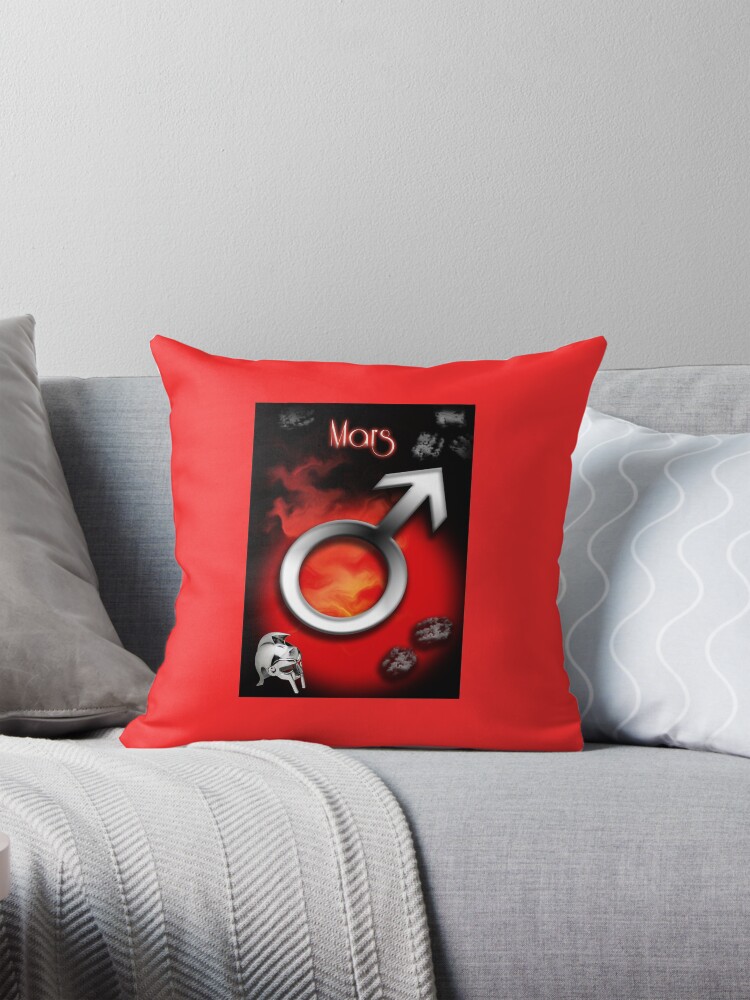 Thumbnail 1 of 4, Pillow, Mars designed and sold by DDHA.