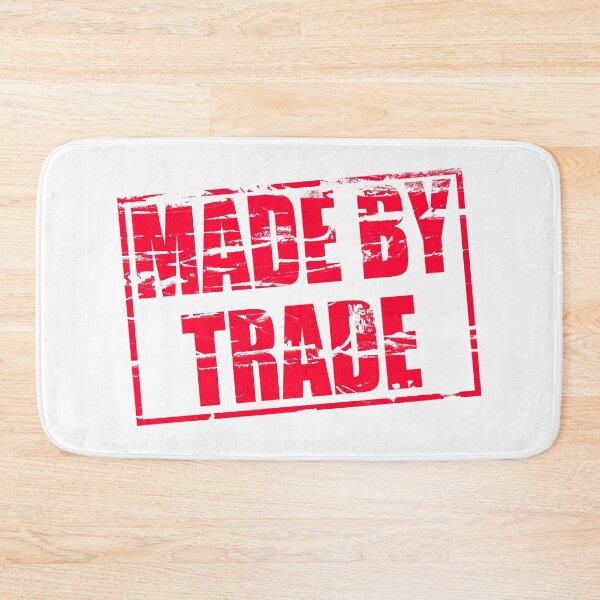 Item preview, Red rubber stamp “Made by trade”  designed and sold by funkyworm.