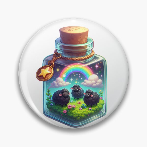 Item preview, Three Black Sheep in a Bottle designed and sold by stickyfoot.