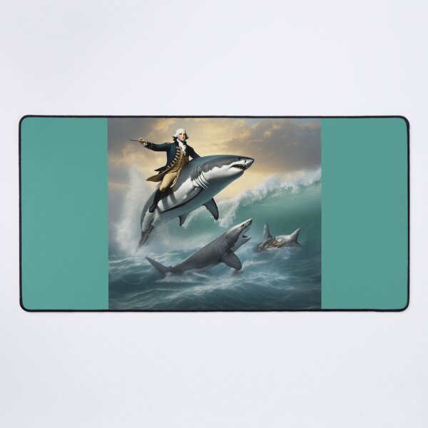 Item preview, George Washington crosses the Delaware River on a Great White designed and sold by Freshestgoods.