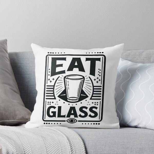 Item preview, Eat Glass Funny  designed and sold by CosmoLush.