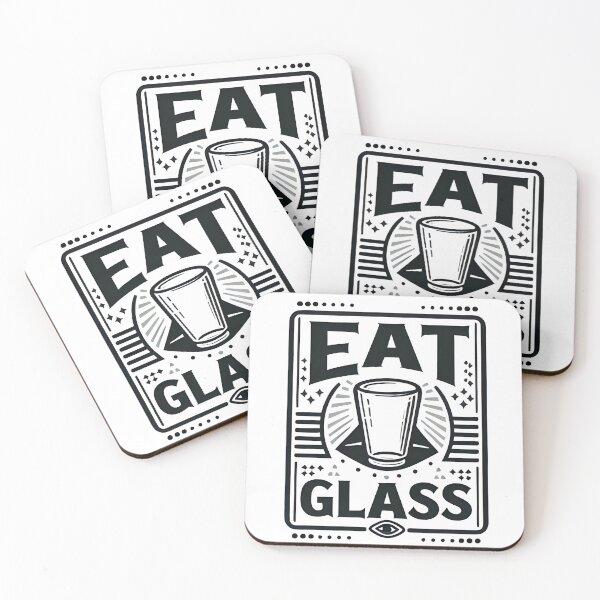 Item preview, Eat Glass Funny  designed and sold by CosmoLush.