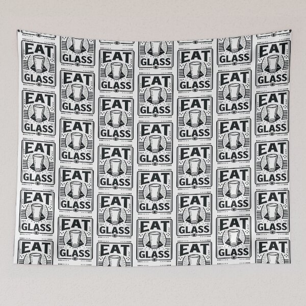 Item preview, Eat Glass Funny  designed and sold by CosmoLush.