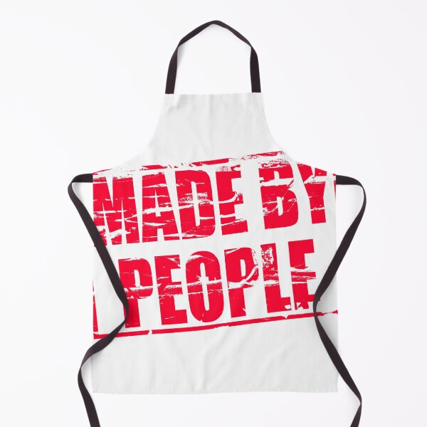 Item preview, Red rubber stamp “Made by people” designed and sold by funkyworm.