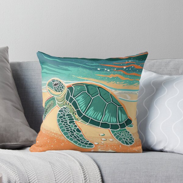 Item preview, Playful Sea Turtle designed and sold by cute-animals99.