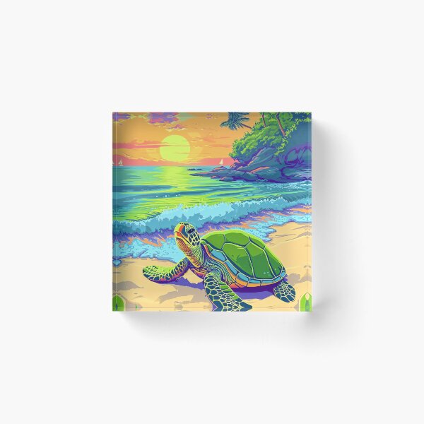 Item preview, Sandy Beach Turtle designed and sold by cute-animals99.
